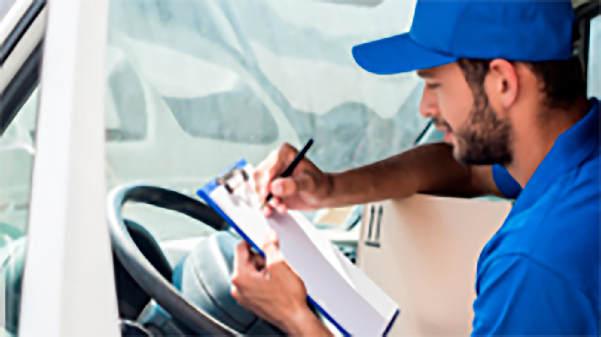 Chauffeurs-livreurs qui appliquent des procédures de traçabilité